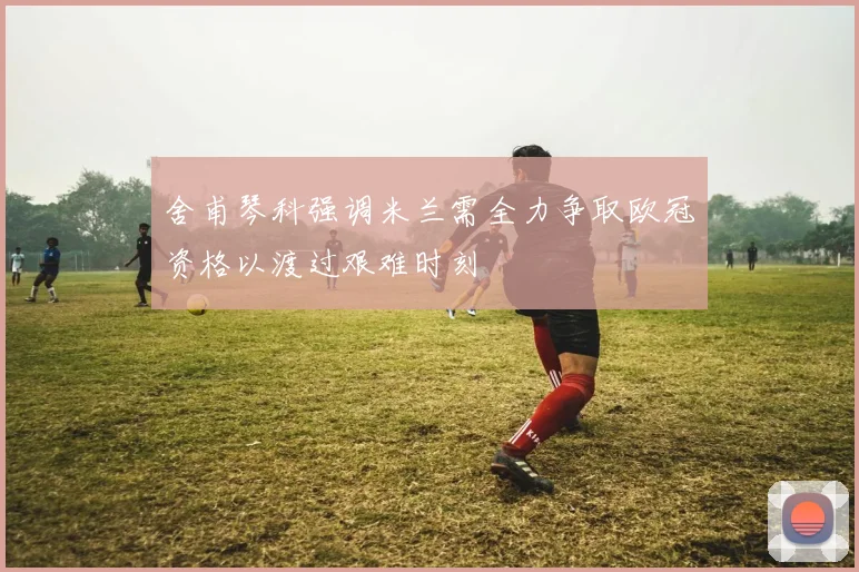 舍甫琴科强调米兰需全力争取欧冠资格以渡过艰难时刻